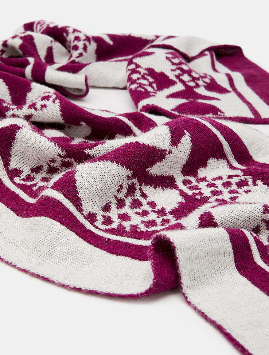 Pop-Up Stories patterned scarf Pop-Up Stories patterned scarf
