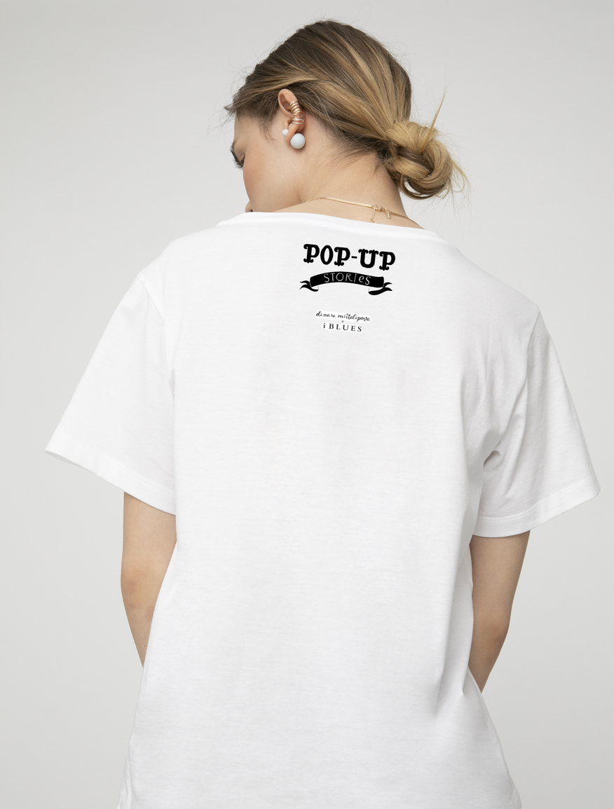 Pop-Up Stories embroidered T-shirt Pop-Up Stories embroidered T-shirt