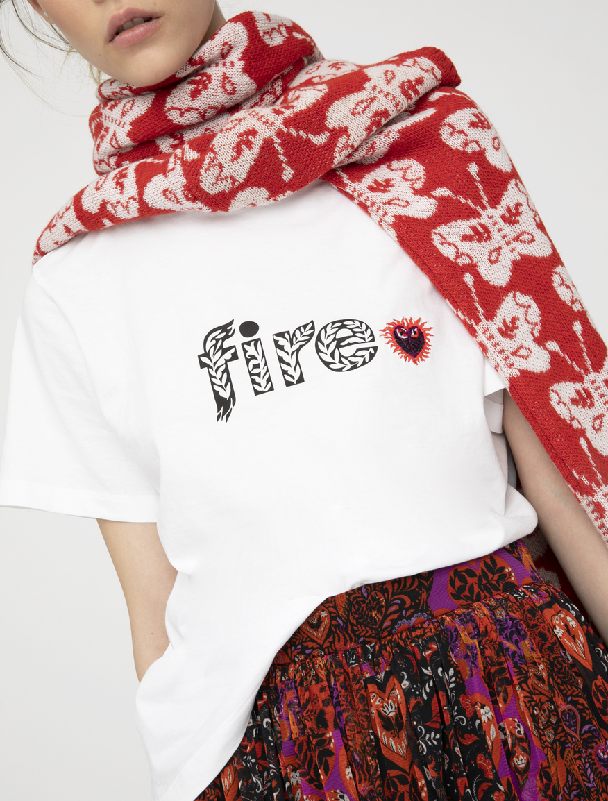 Pop-Up Stories embroidered T-shirt Pop-Up Stories embroidered T-shirt