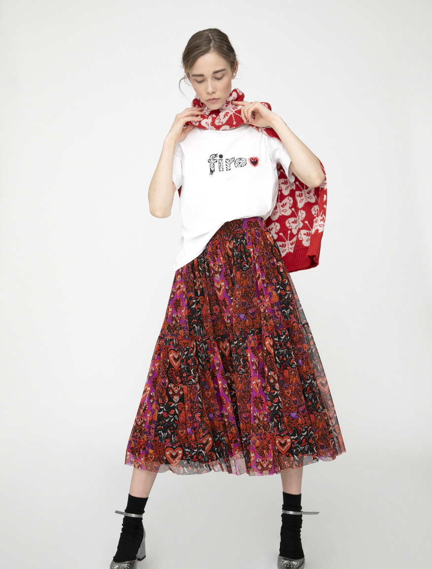 Pop-Up Stories embroidered T-shirt Pop-Up Stories embroidered T-shirt