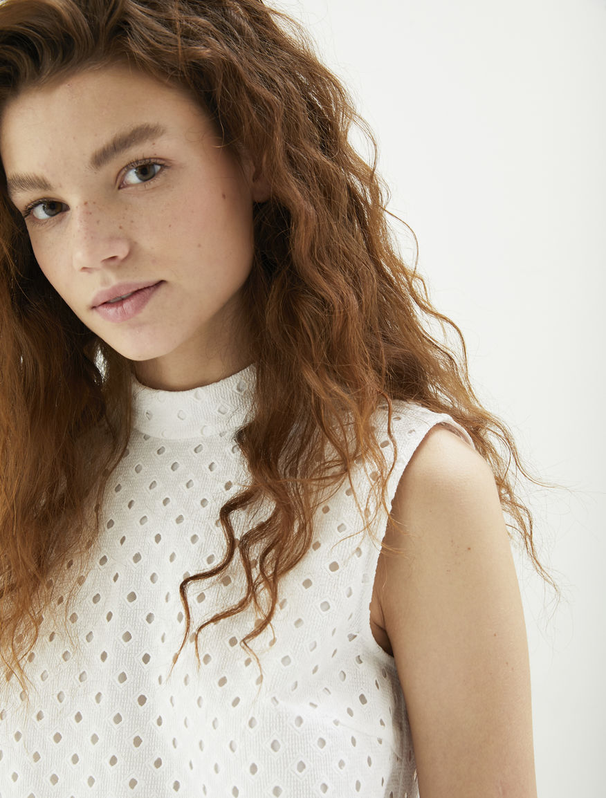 Embroidered top Embroidered top