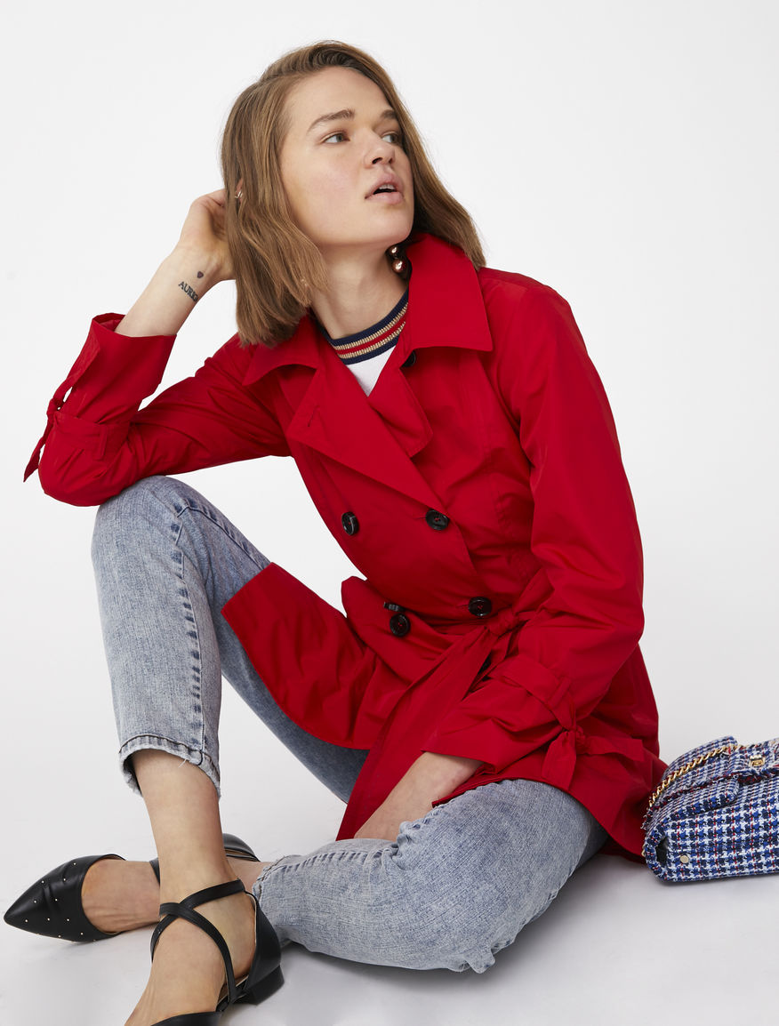 Double-breasted trench coat Double-breasted trench coat