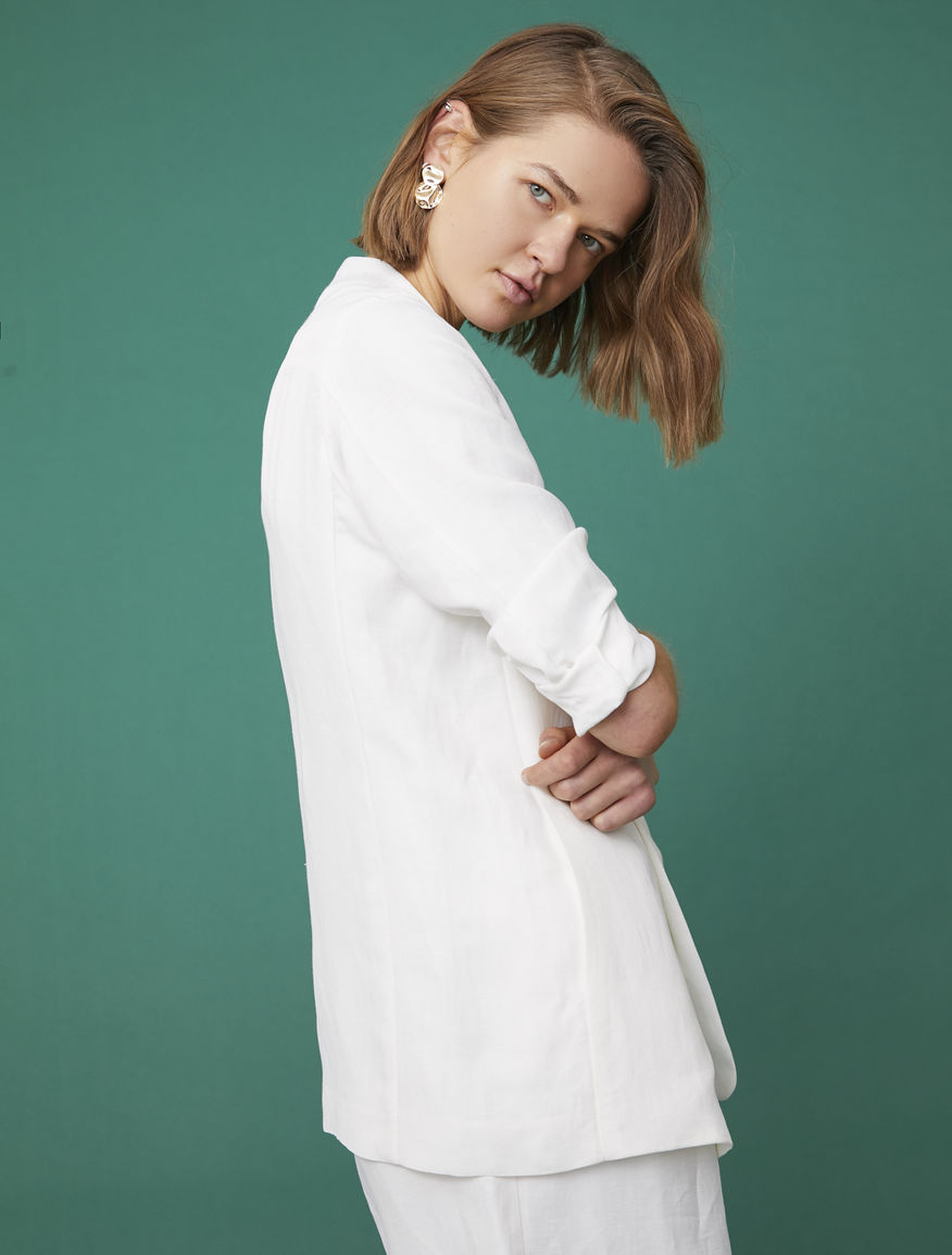 Linen blend blazer Linen blend blazer