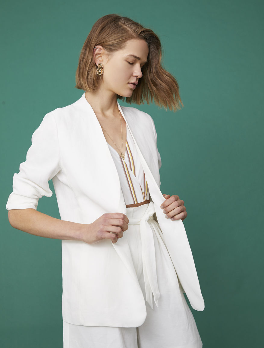 Linen blend blazer Linen blend blazer