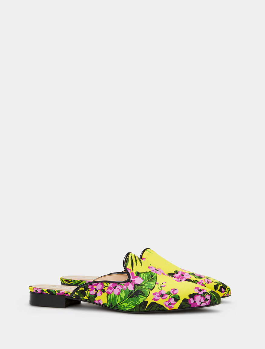 Printed sabot sandals Printed sabot sandals