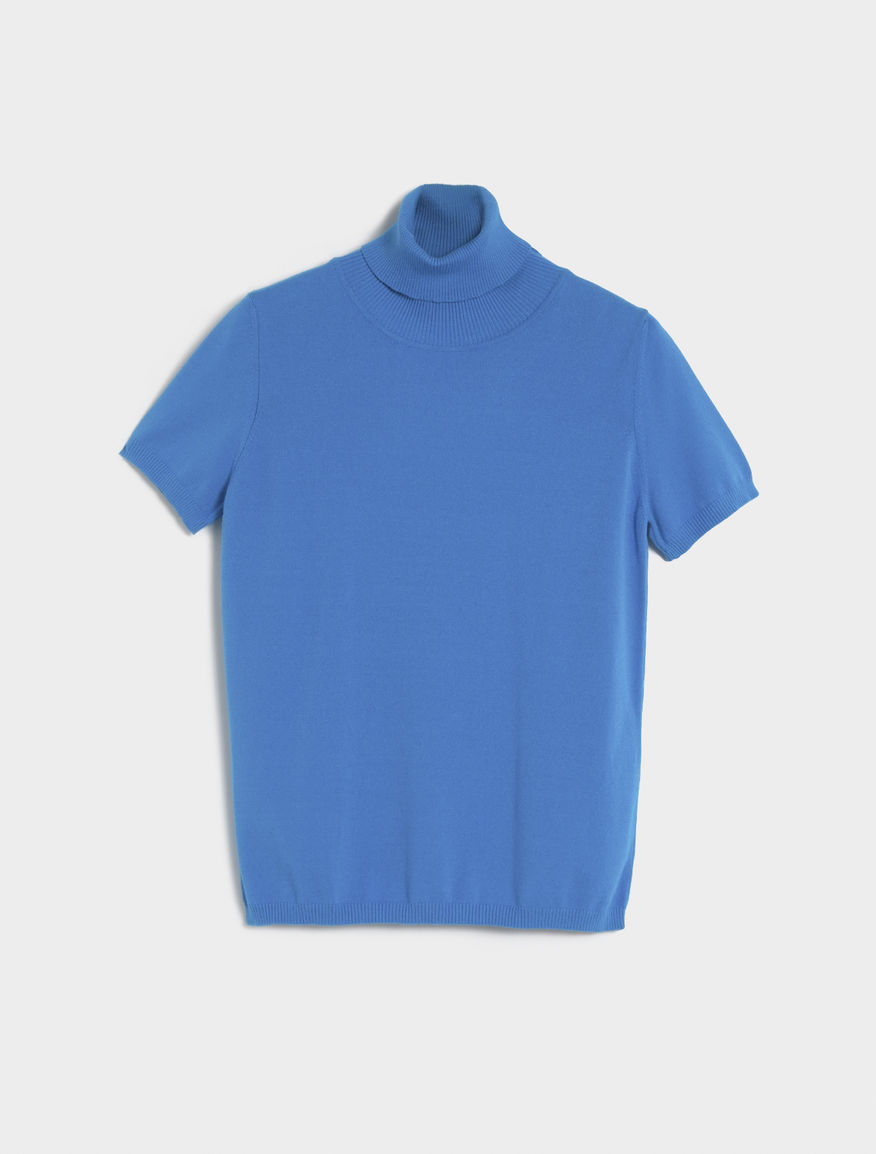 Short-sleeved polo neck jumper Short-sleeved polo neck jumper
