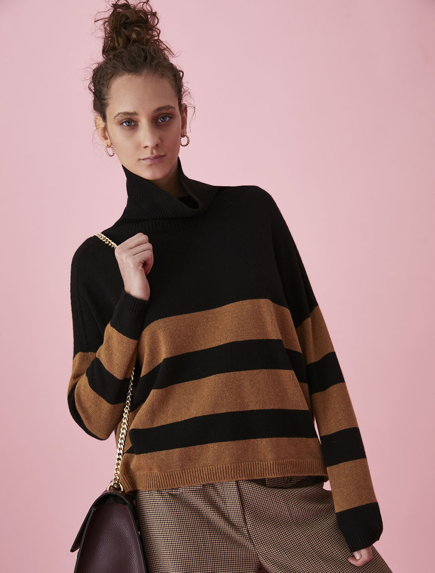 Cashmere-blend polo neck Cashmere-blend polo neck