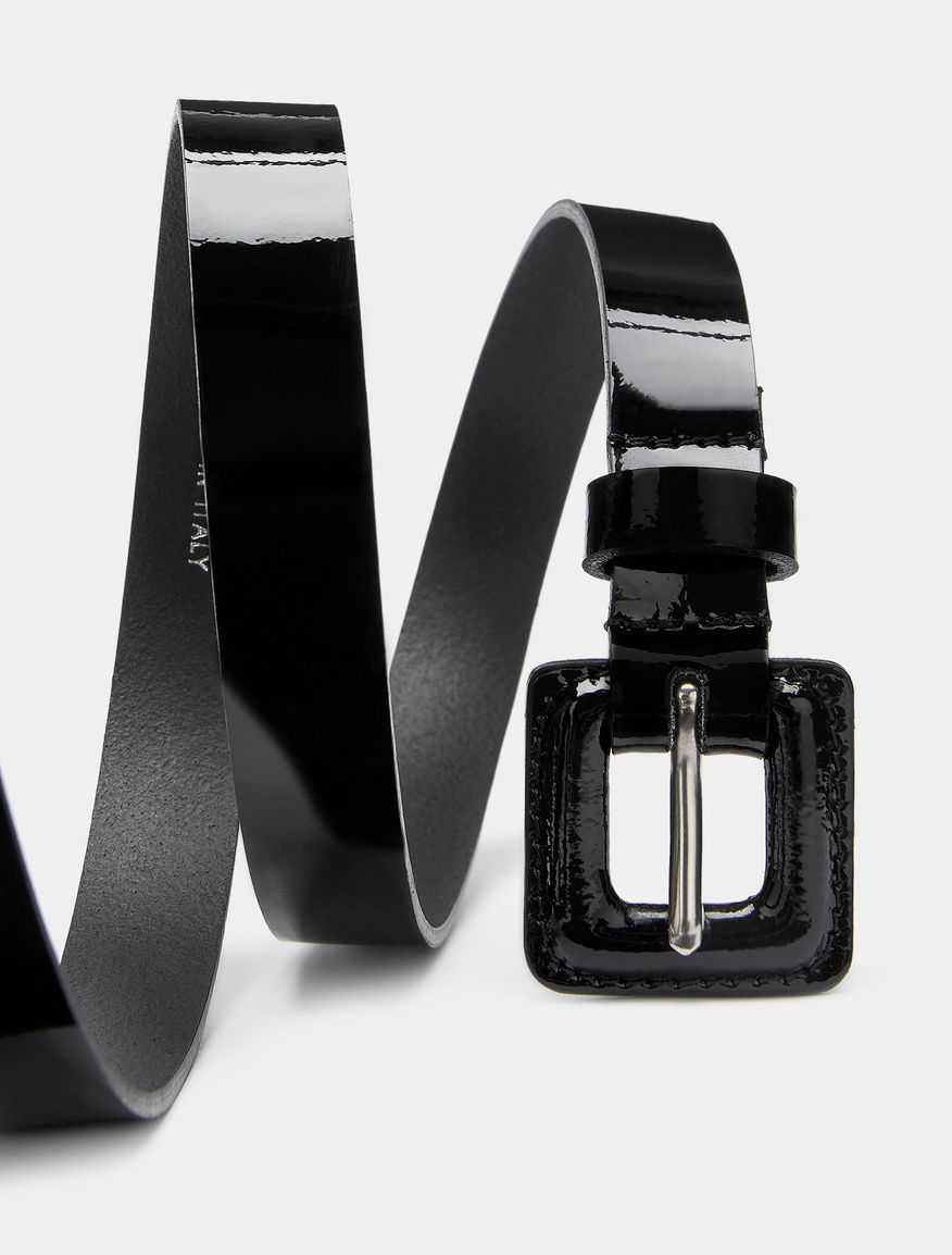 Patent leather belt Patent leather belt