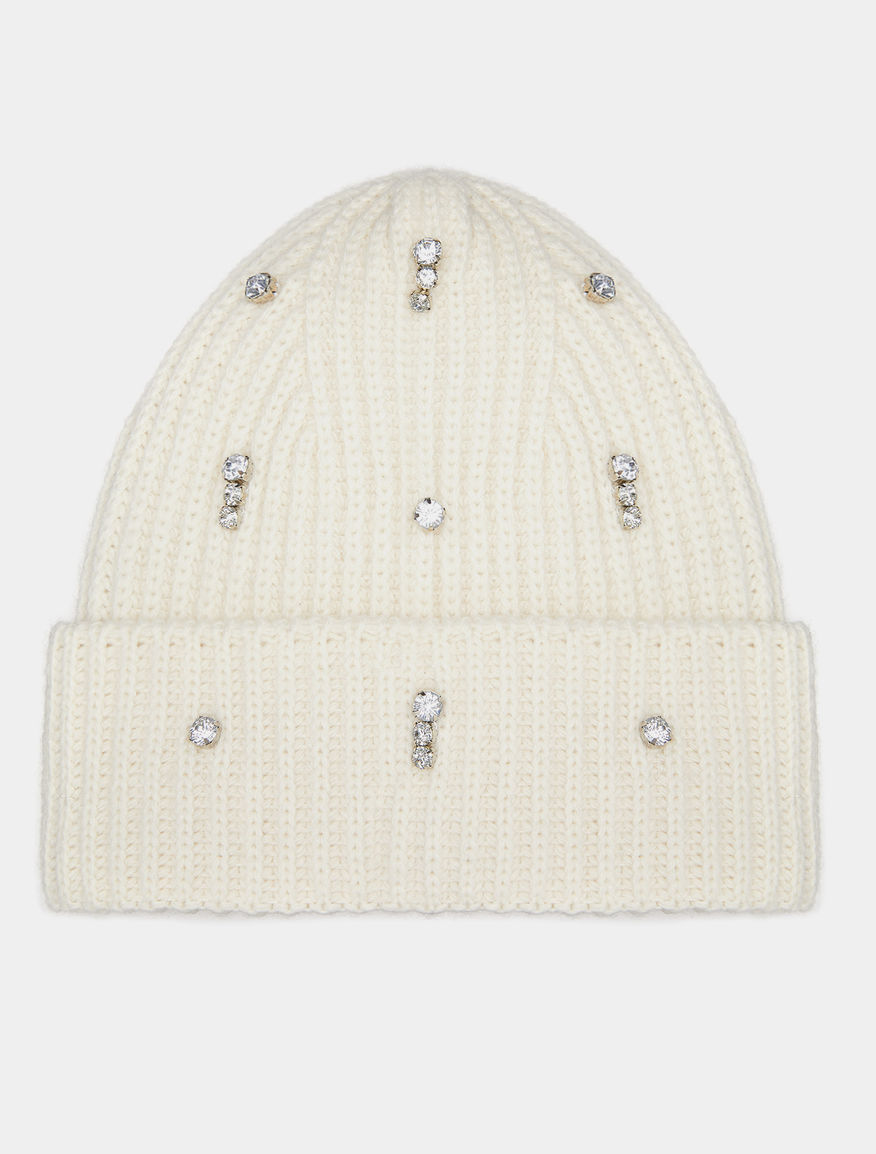 Rhinestone-embellished hat Rhinestone-embellished hat
