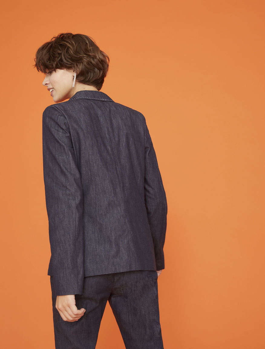 Denim effect blazer Denim effect blazer