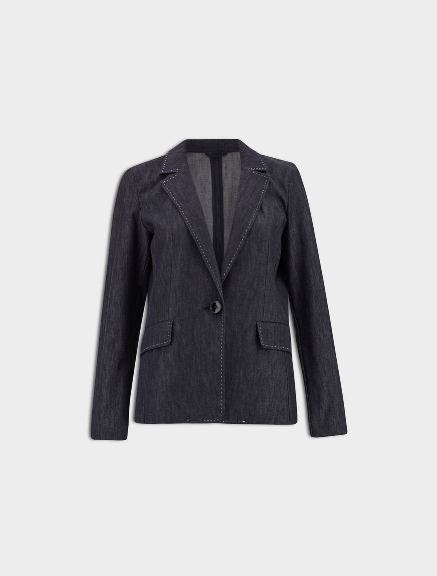 Denim effect blazer Denim effect blazer