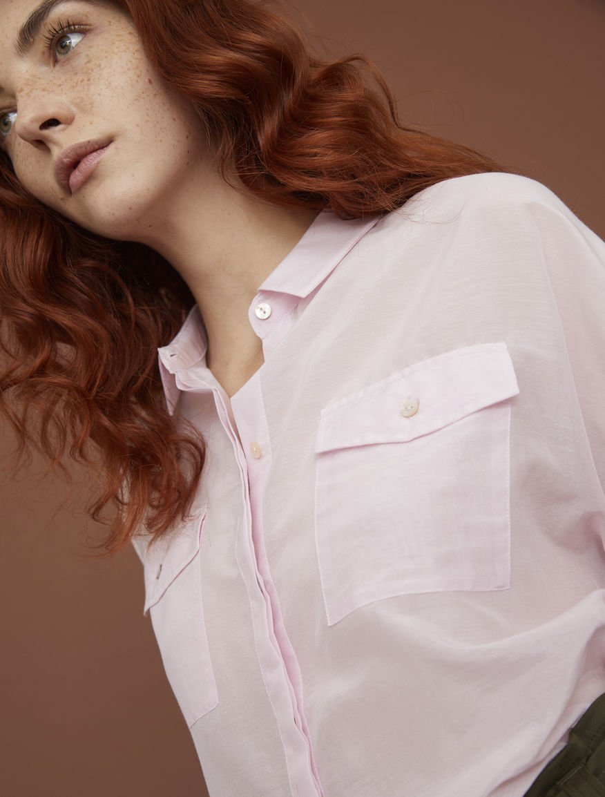 Silk blend shirt Silk blend shirt
