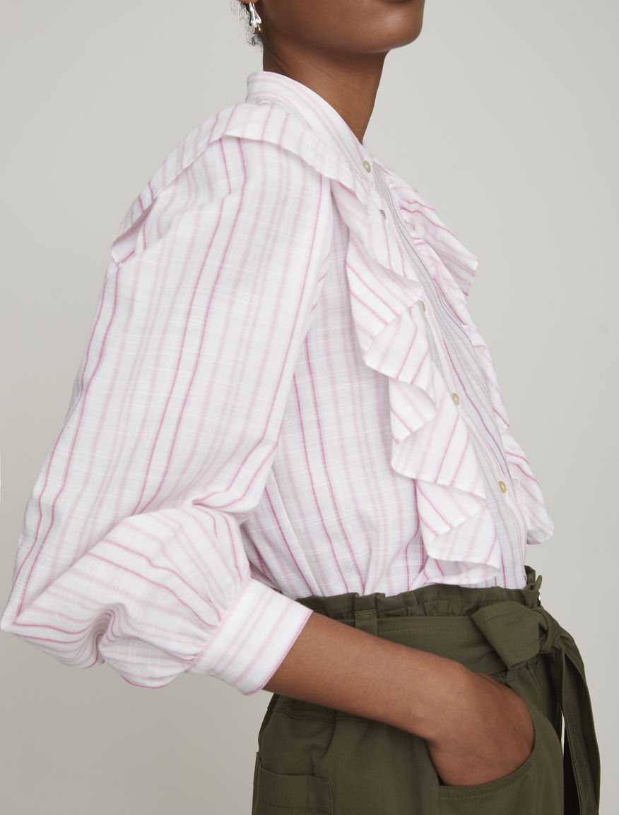 Shirt with flounce Shirt with flounce