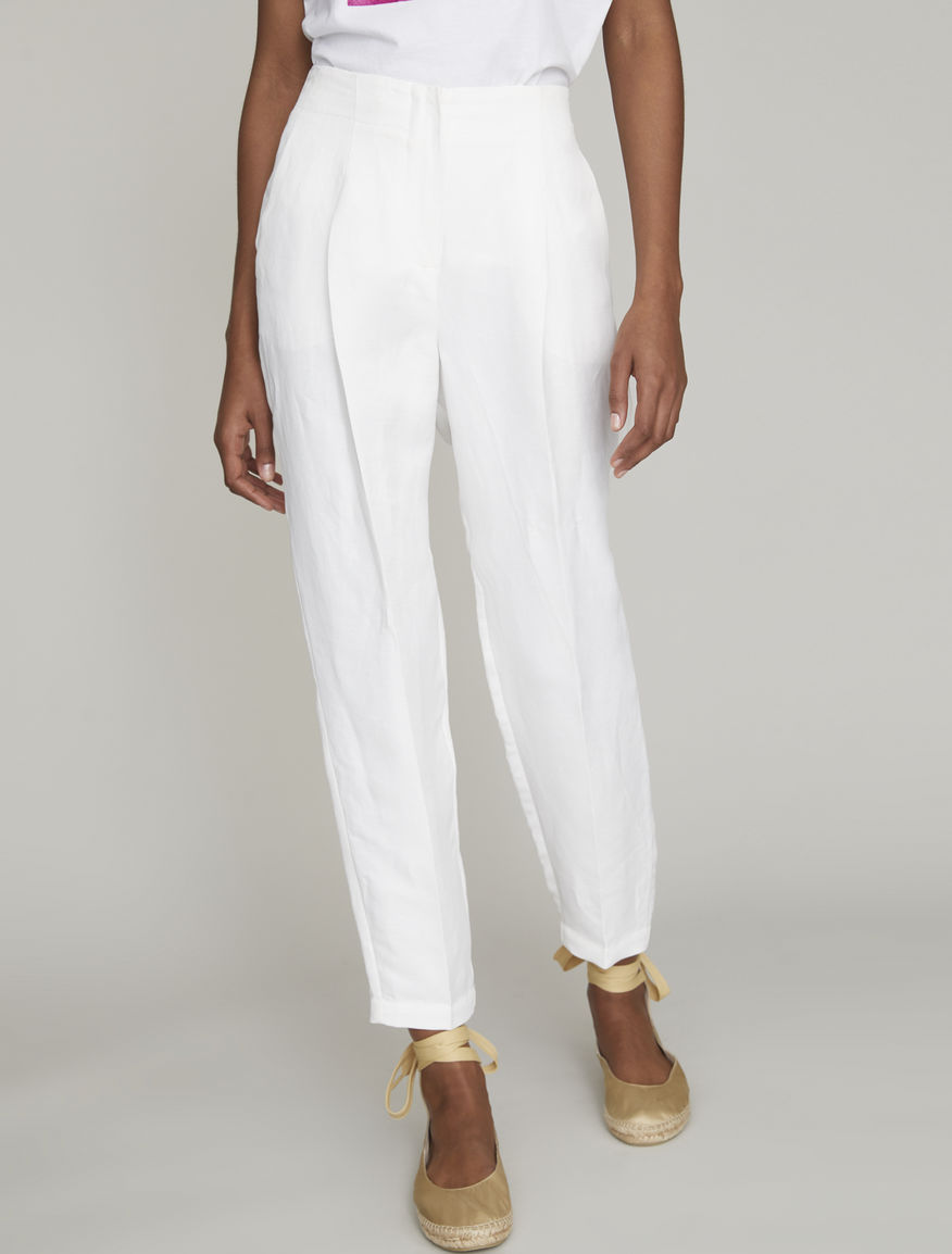 Linen blend trousers Linen blend trousers