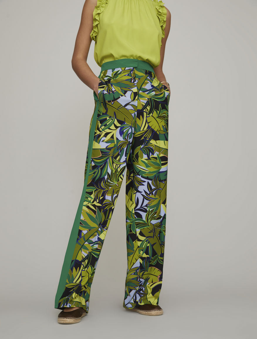 Silk blend trousers Silk blend trousers