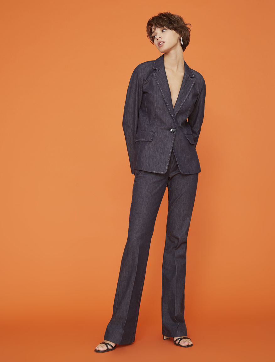 Denim-effect pants Denim-effect pants