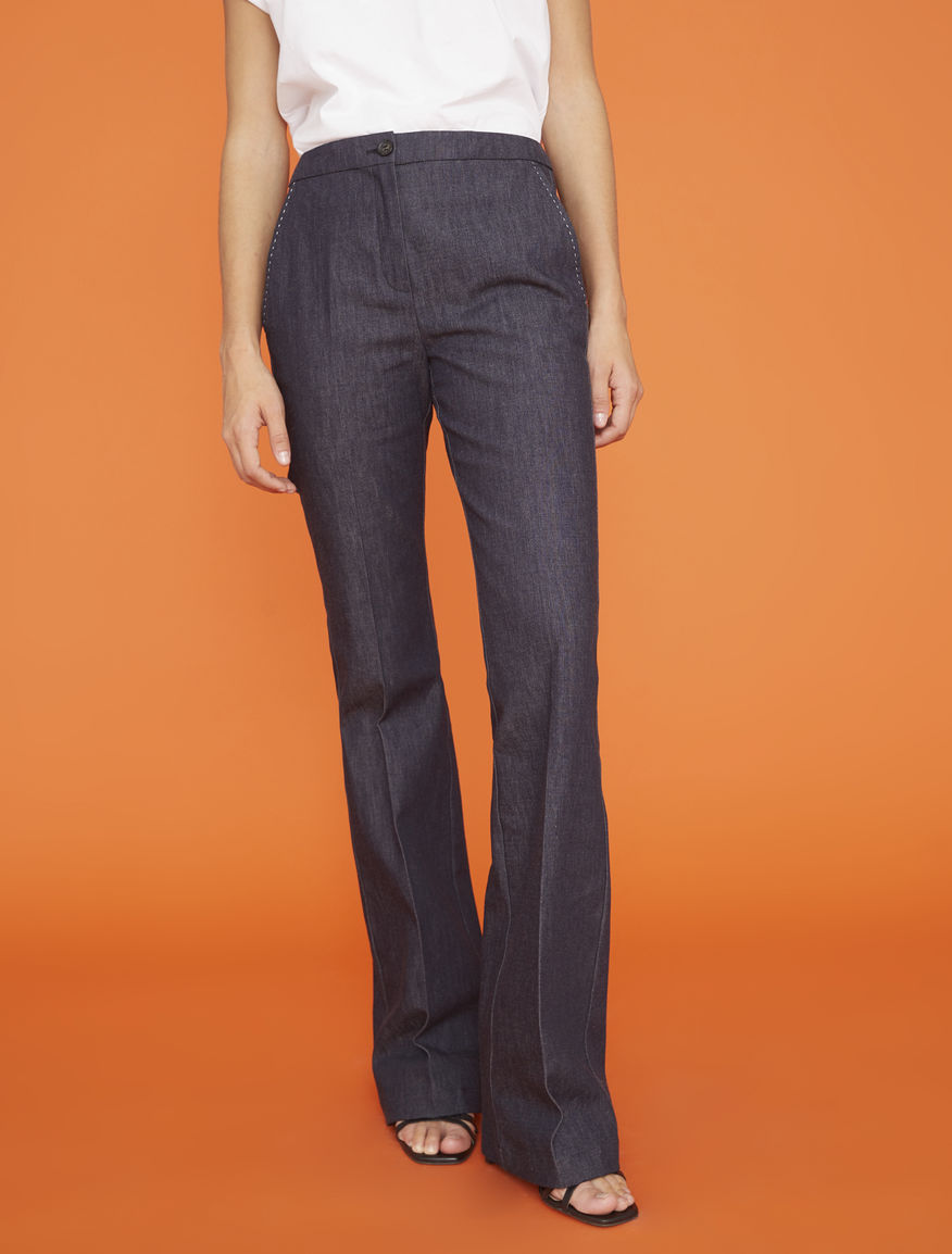 Denim-effect pants Denim-effect pants