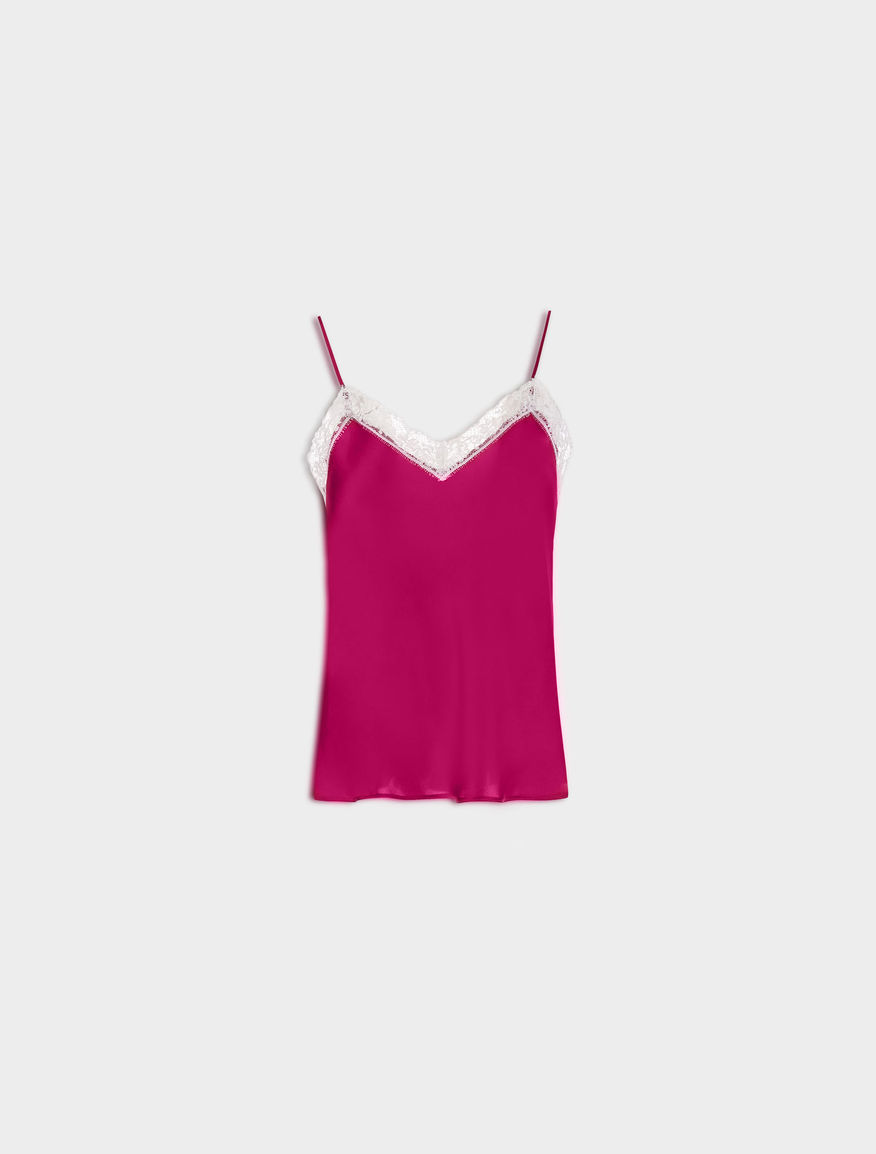 Silk-blend top Silk-blend top
