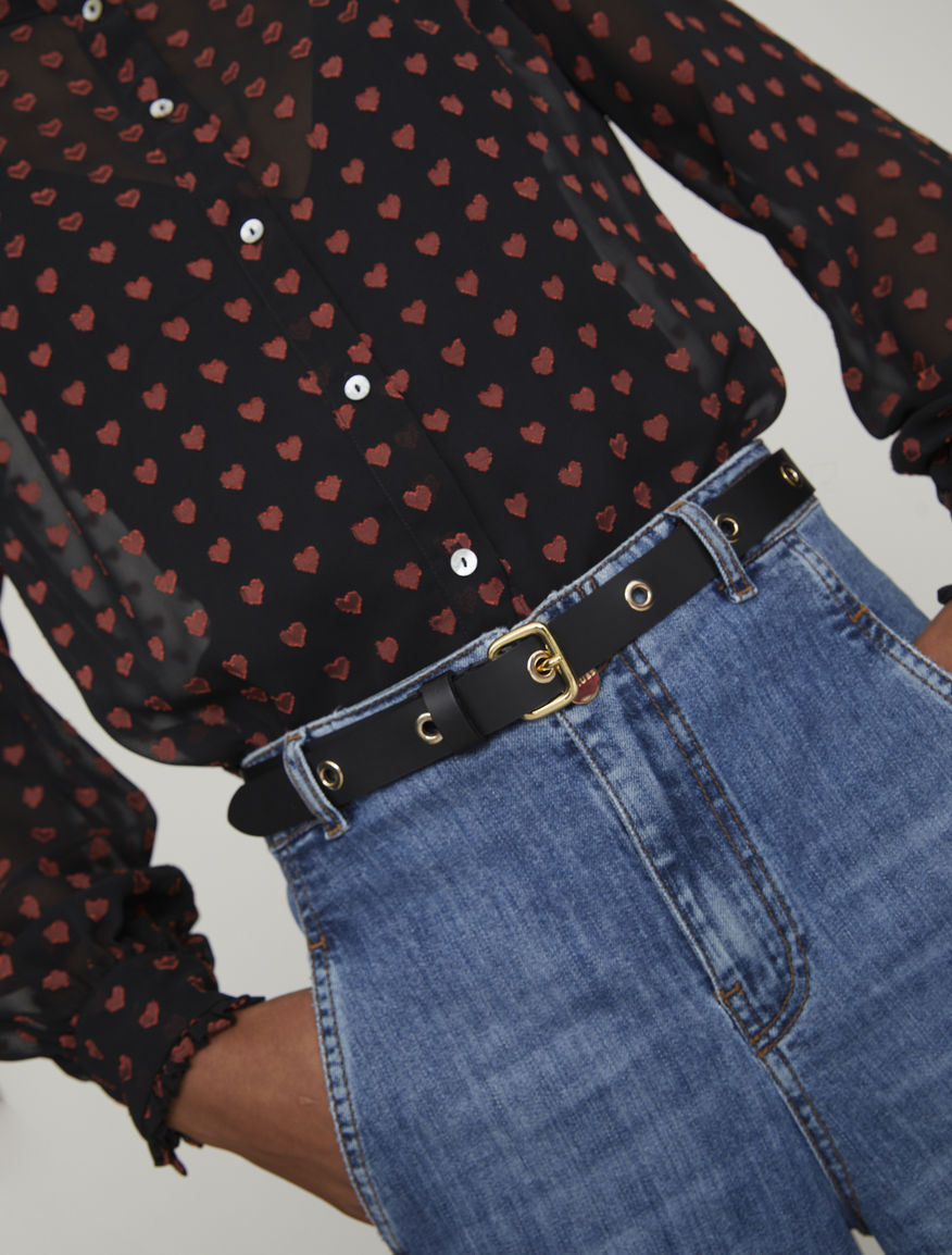 Leather belt Leather belt