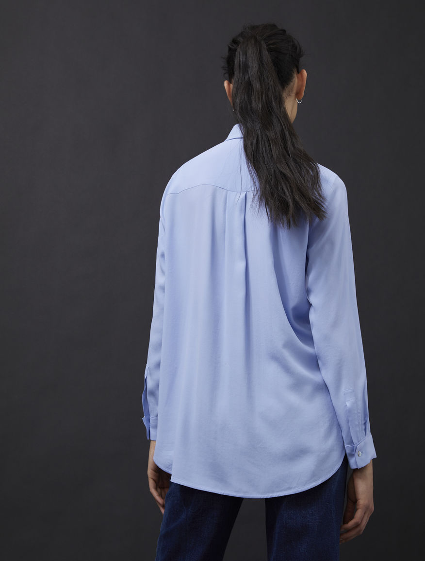 Silk-blend shirt Silk-blend shirt