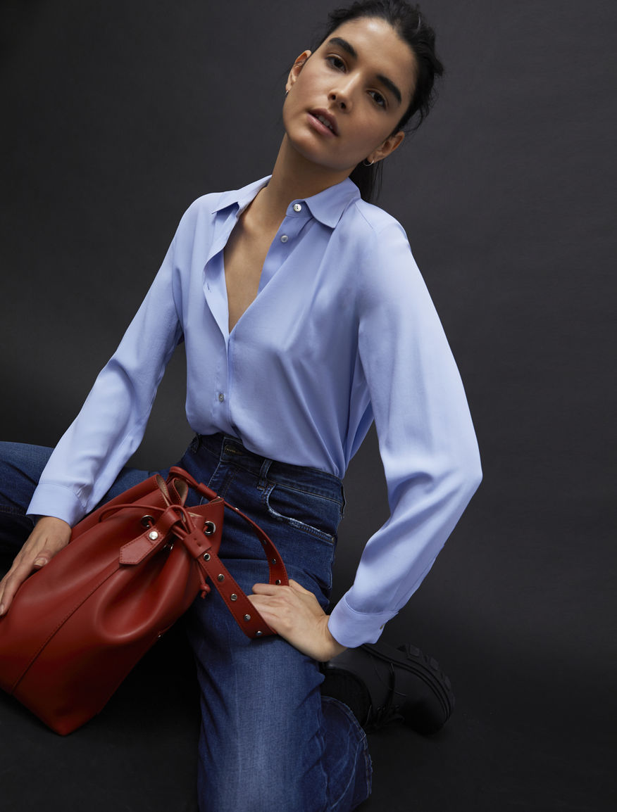 Silk-blend shirt Silk-blend shirt