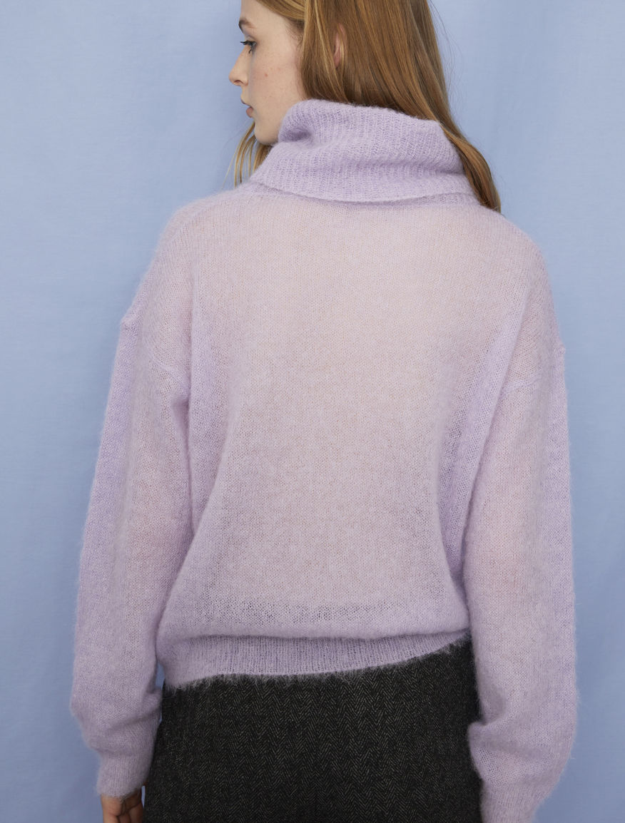 Relaxed-fit polo-neck sweater Relaxed-fit polo-neck sweater