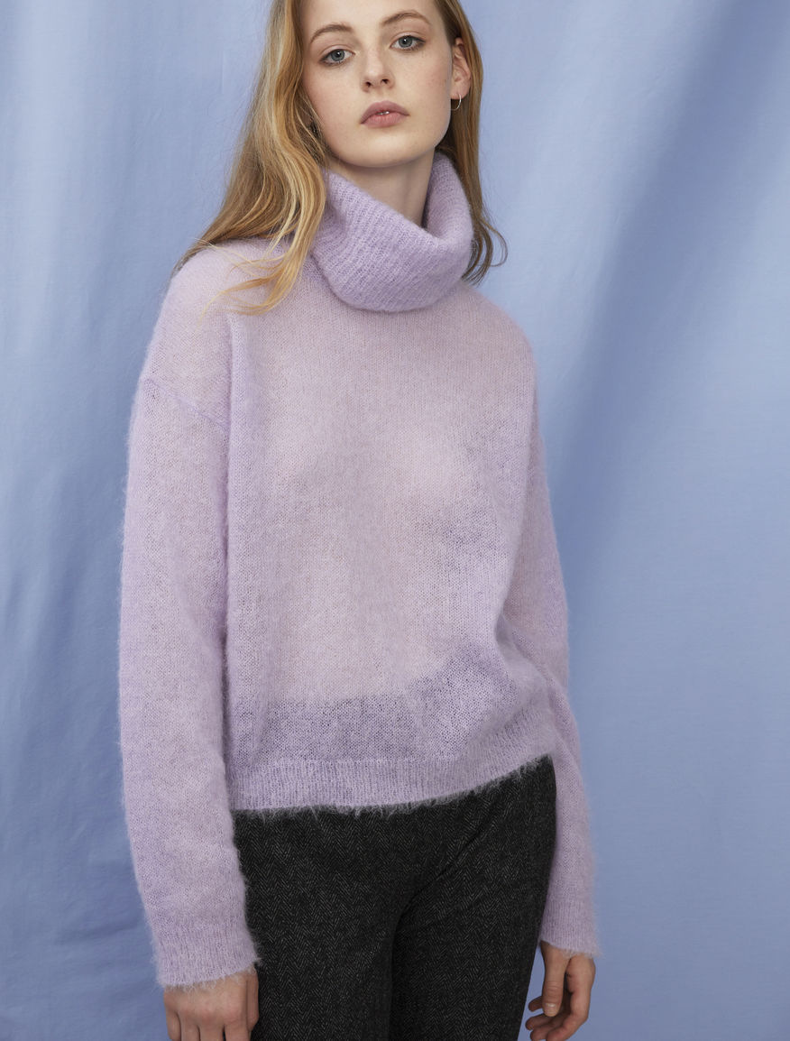Relaxed-fit polo-neck sweater Relaxed-fit polo-neck sweater