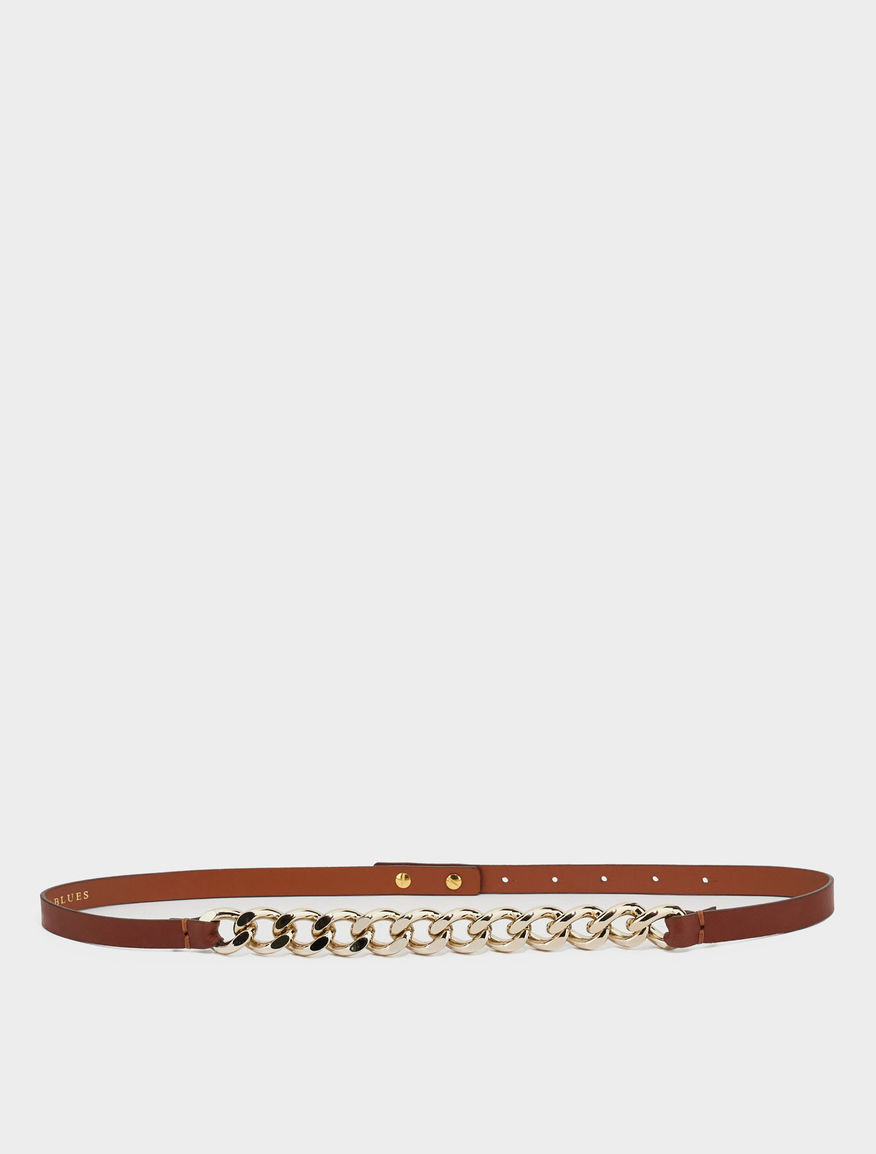 Chain-embellished belt Chain-embellished belt