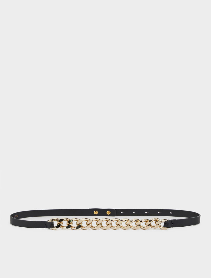 Chain-embellished belt Chain-embellished belt