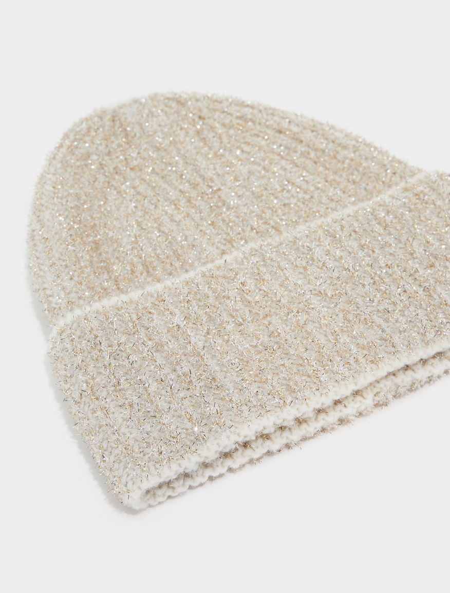 Lurex-blend beanie hat Lurex-blend beanie hat
