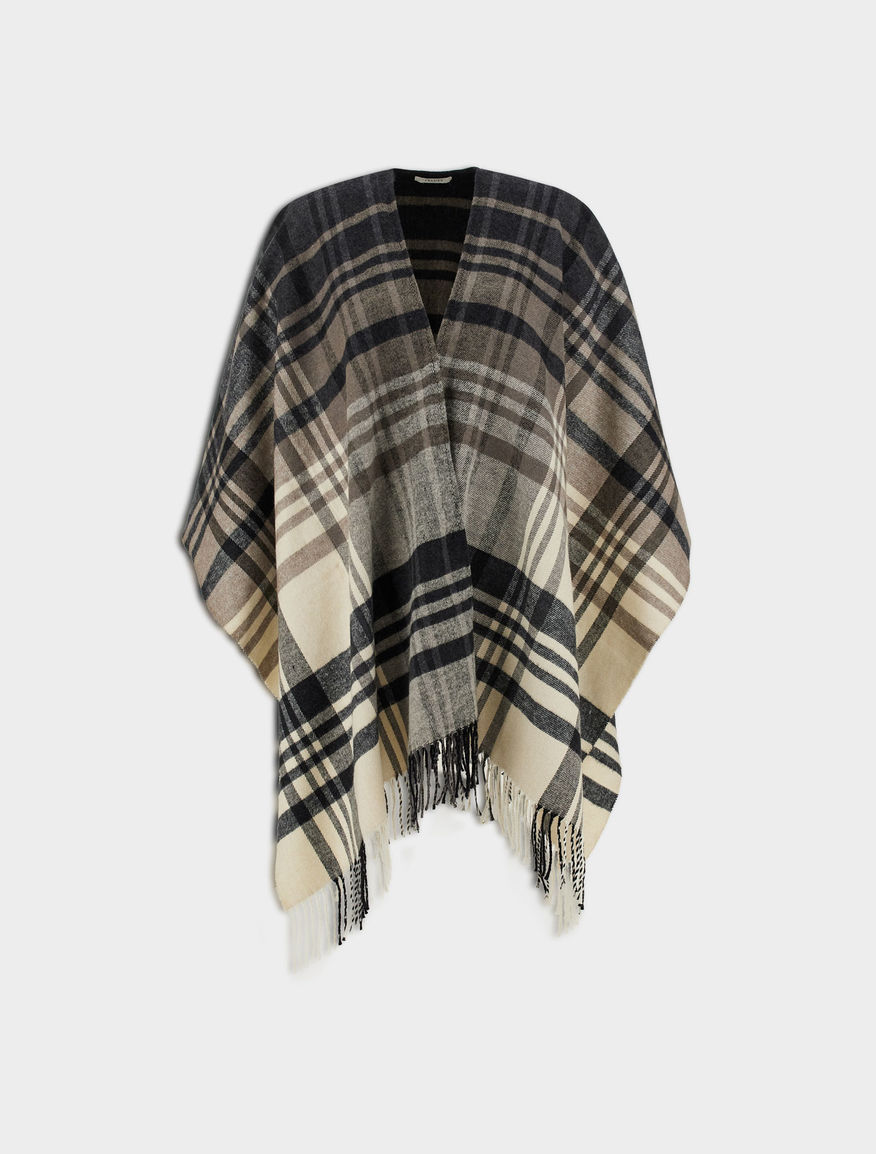 Fringed poncho Fringed poncho