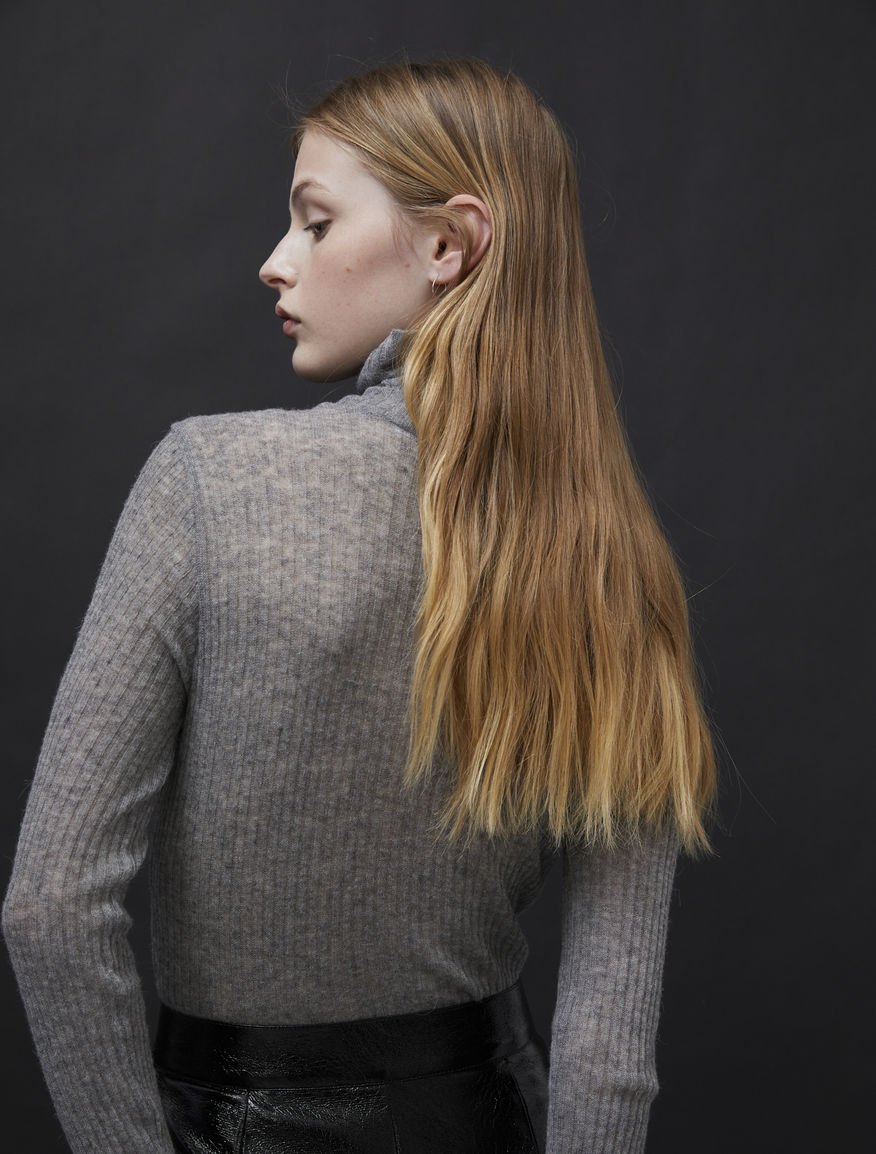 Relaxed-fit polo-neck sweater Relaxed-fit polo-neck sweater