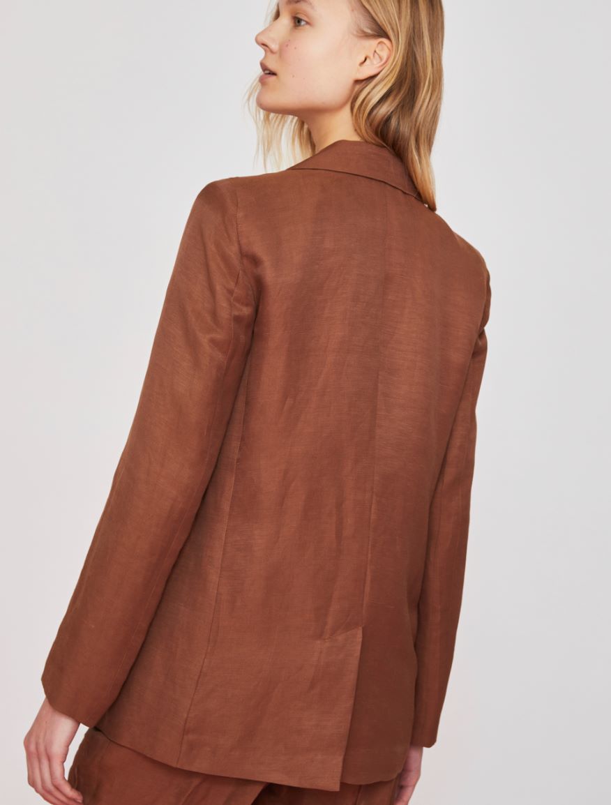 Linen-blend blazer Linen-blend blazer