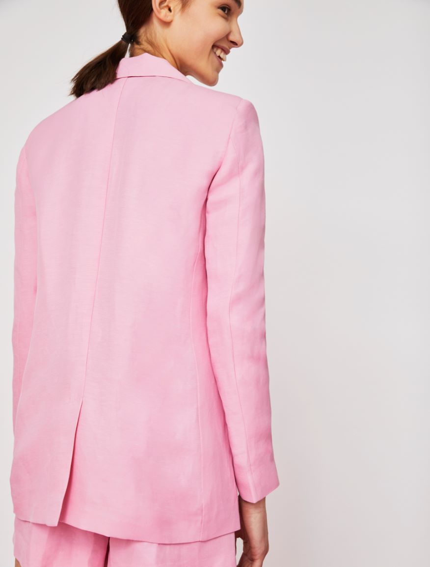 Linen-blend blazer Linen-blend blazer