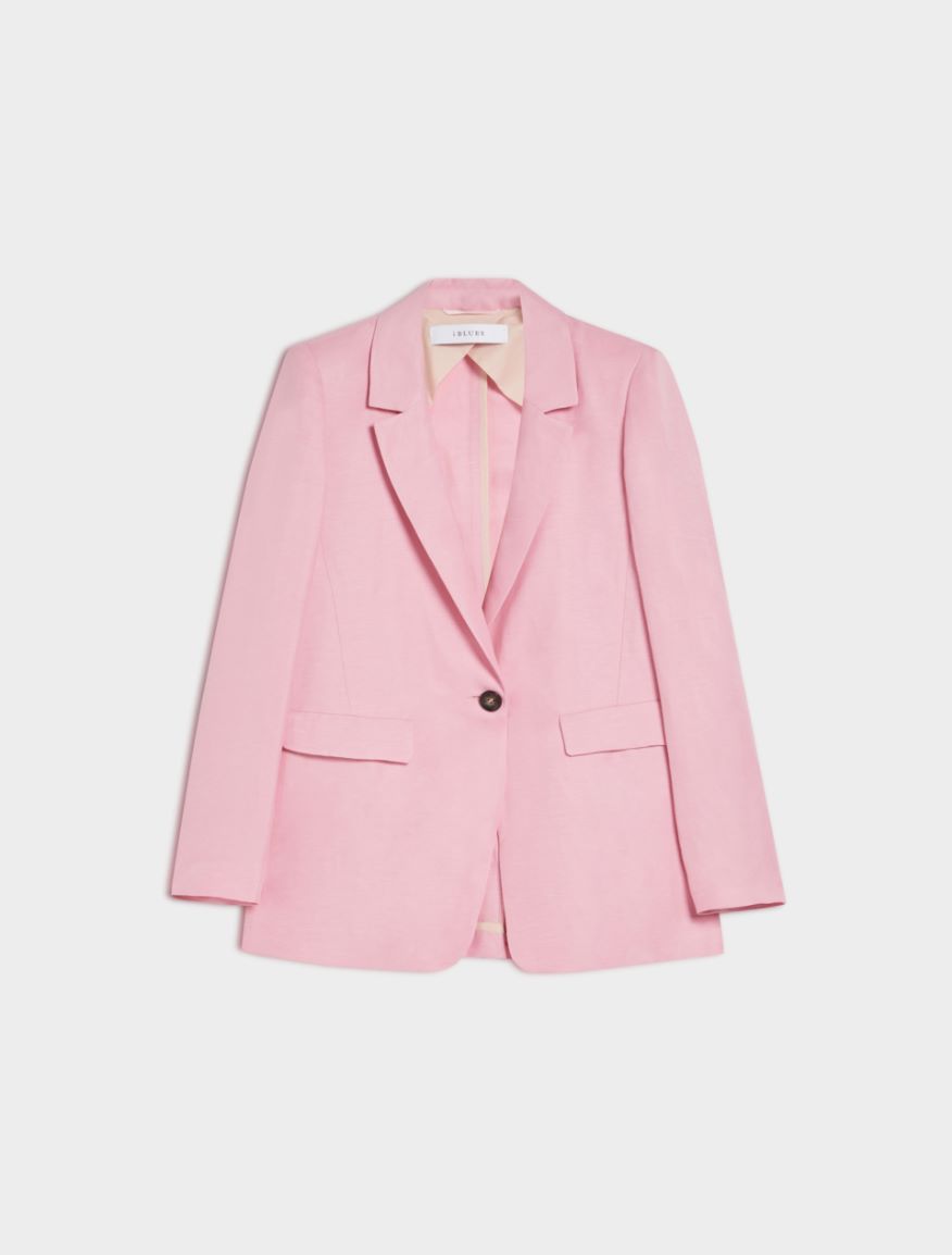Linen-blend blazer Linen-blend blazer
