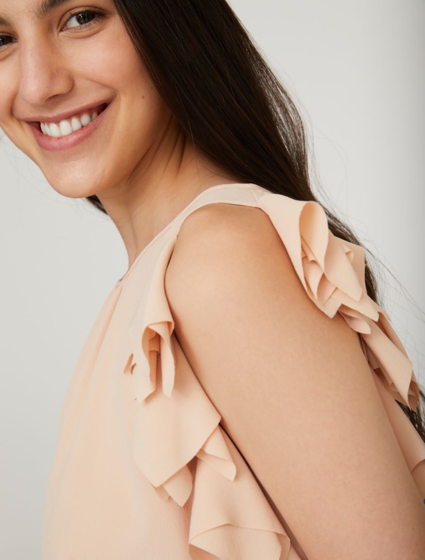 Silk-blend top Silk-blend top