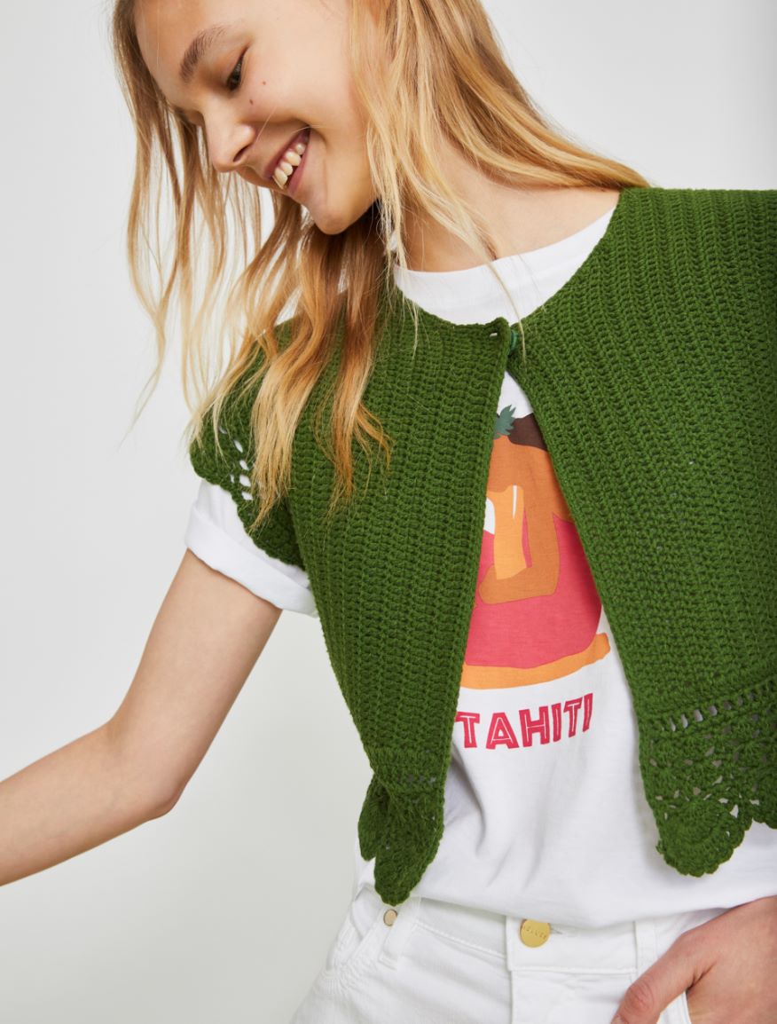 Cardigan macramé Cardigan macramé
