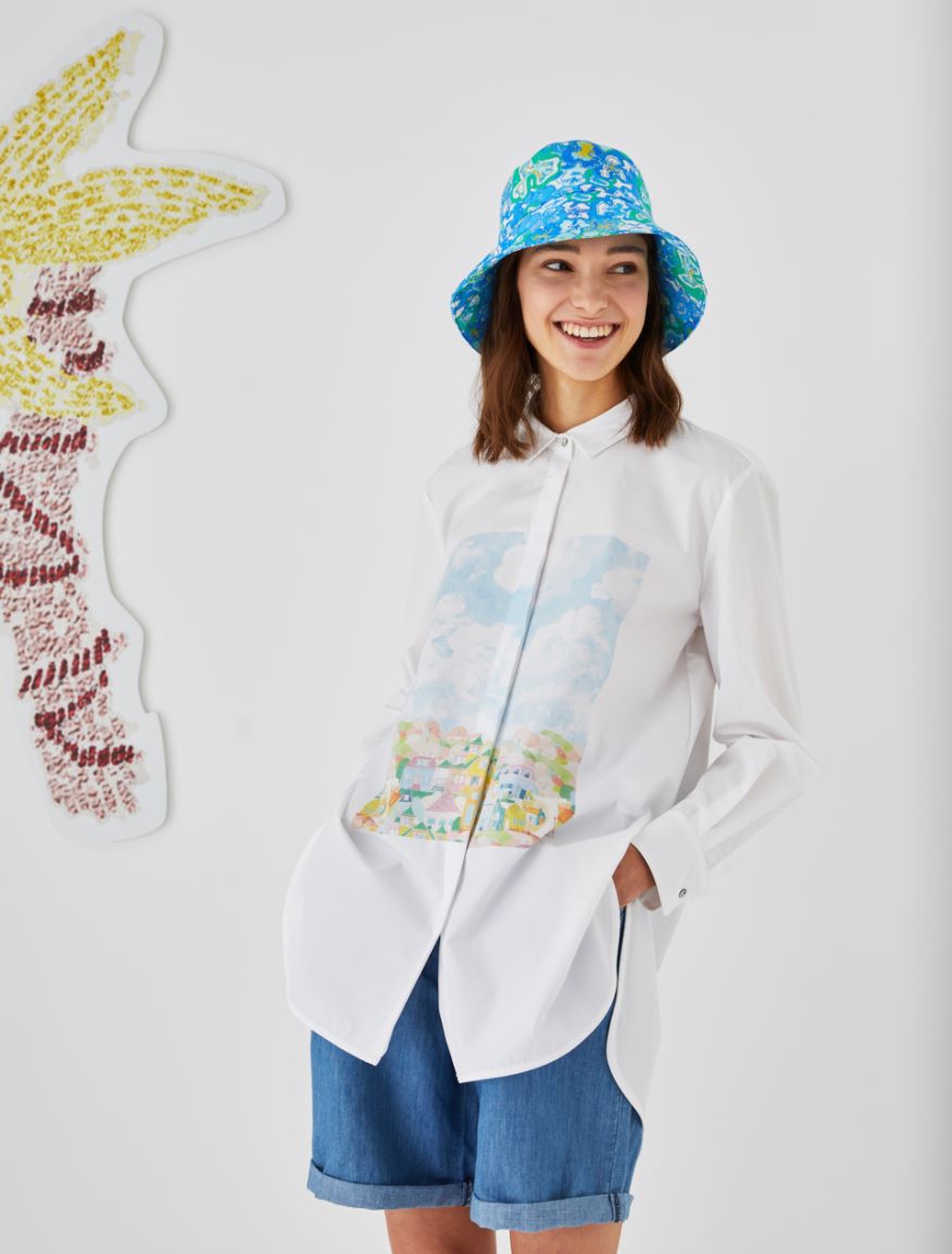 Printed hat Printed hat