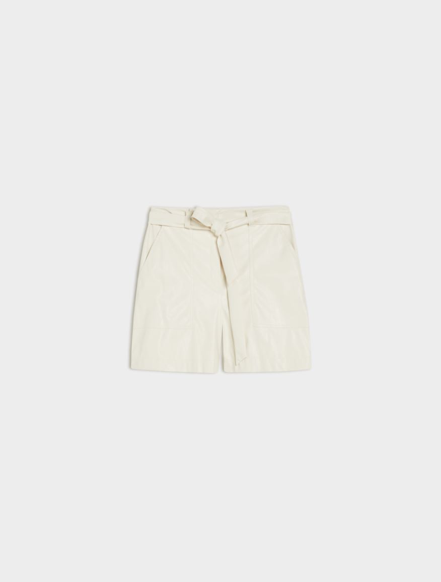 Leather-look shorts Leather-look shorts