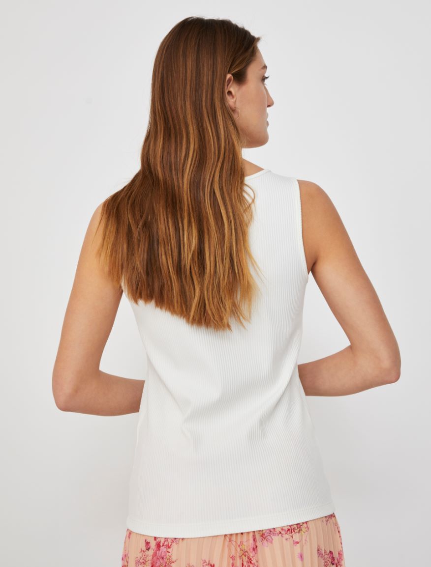 Rib-knit top Rib-knit top