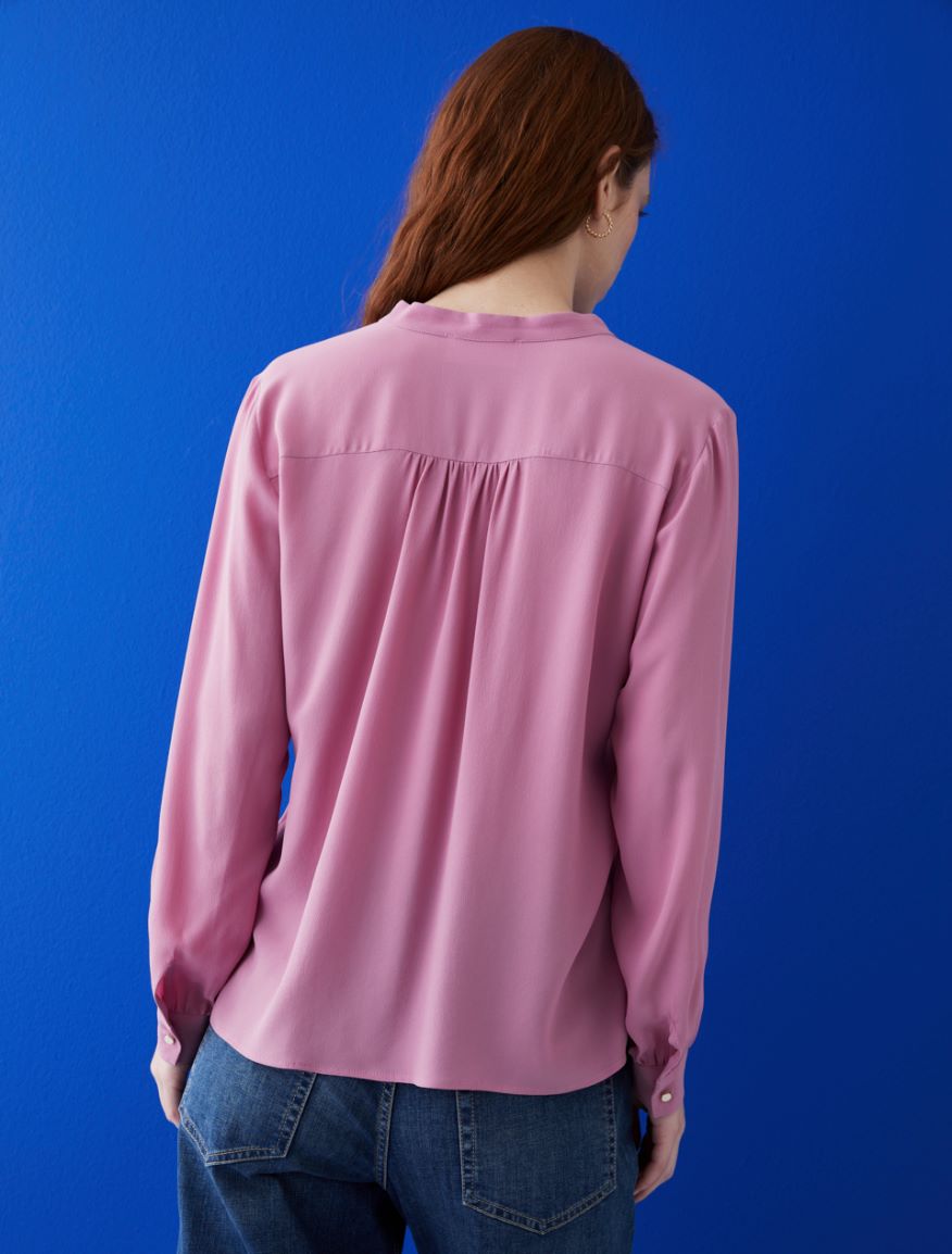 Silk-blend blouse Silk-blend blouse
