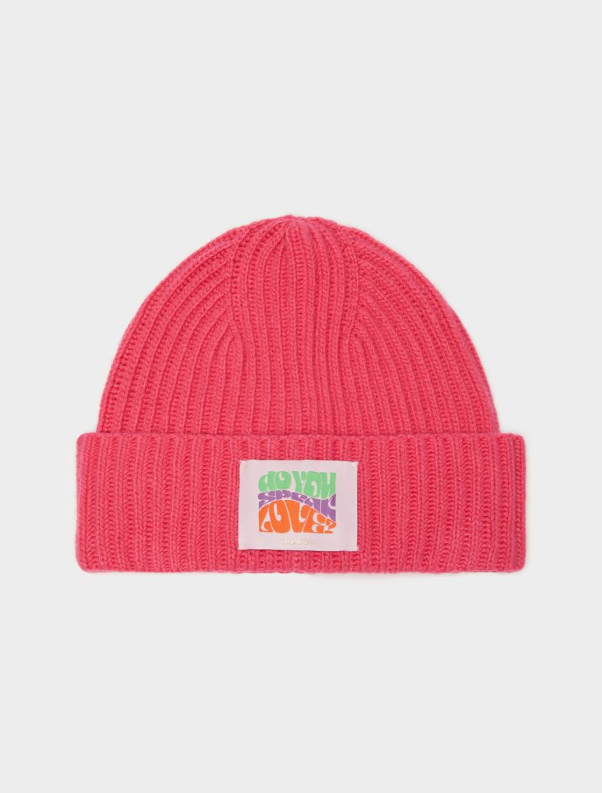 Cashmere-blend beanie hat Cashmere-blend beanie hat