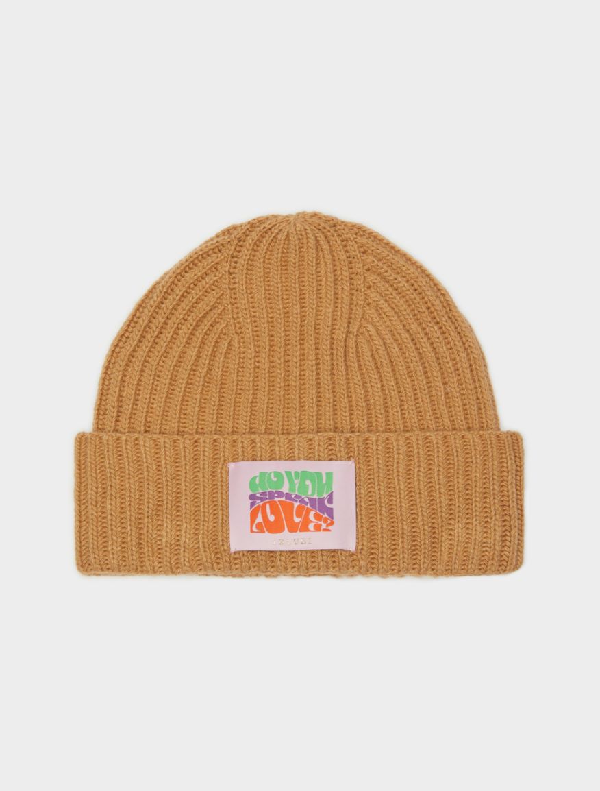 Cashmere-blend beanie hat Cashmere-blend beanie hat