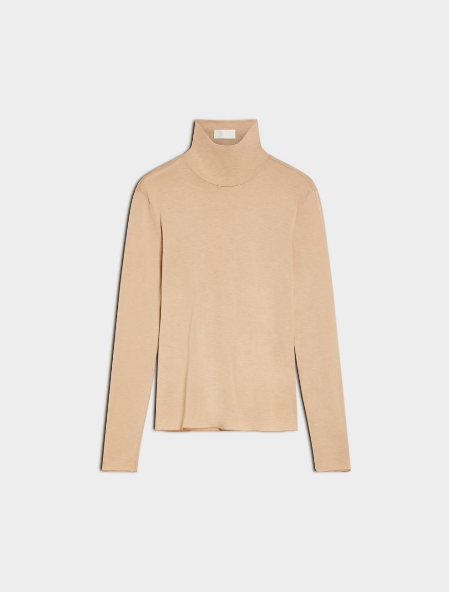 Cashmere-blend polo-neck sweater Cashmere-blend polo-neck sweater