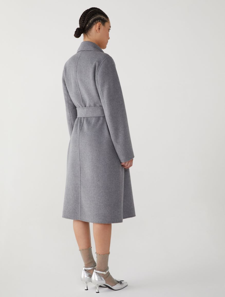 Robe coat - PEARL GREY - 2 - iBlues