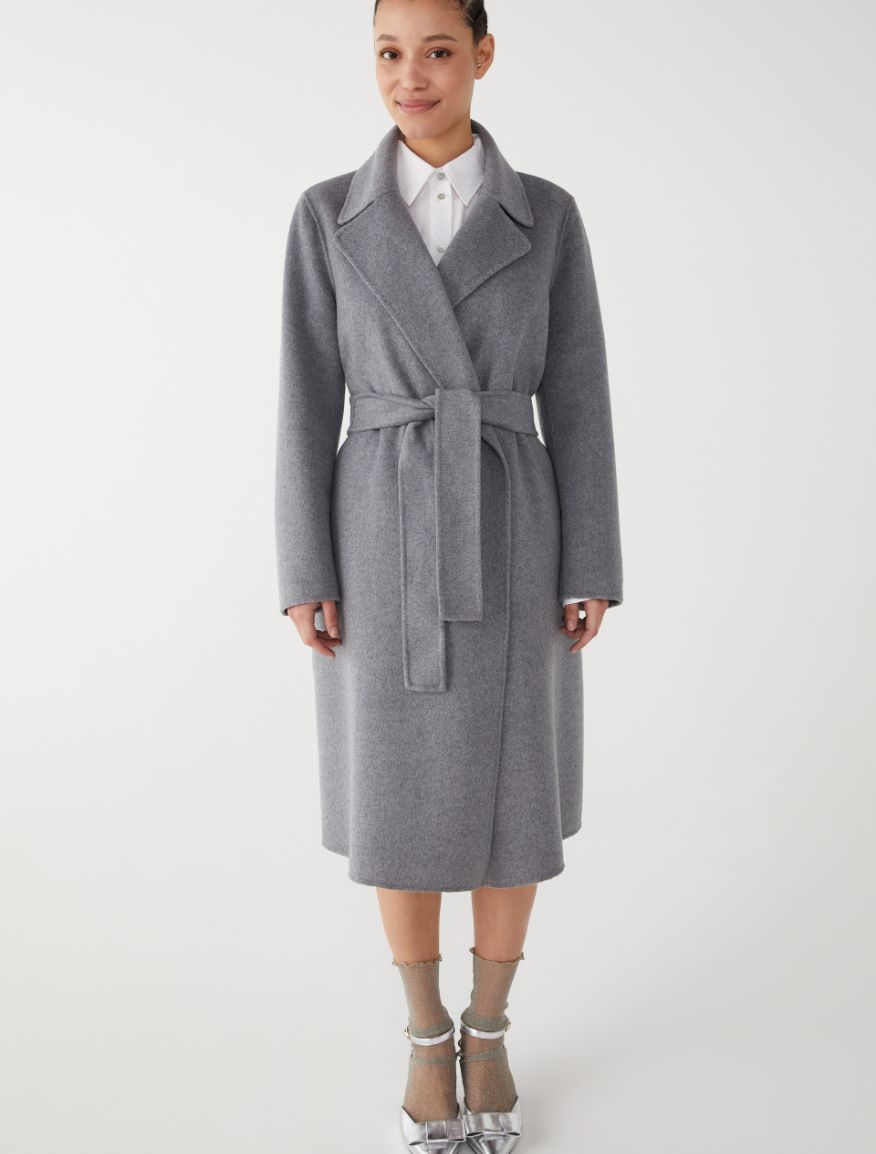 Robe coat - PEARL GREY - 4 - iBlues