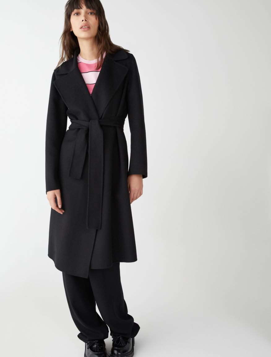 Robe coat - BLACK - 4 - iBlues