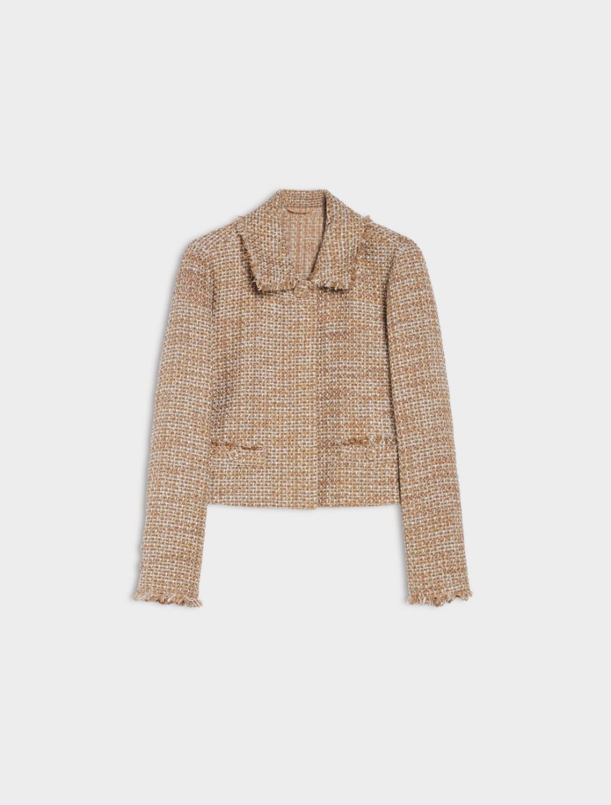 Boxy jacket - CAMEL - 5 - iBlues