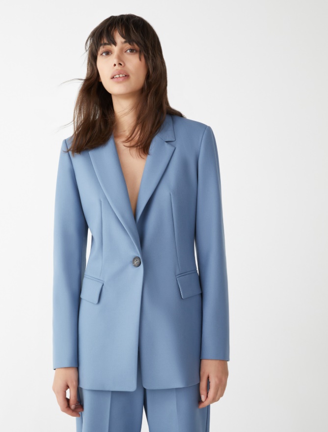 Figure-skimming blazer -  - iBlues