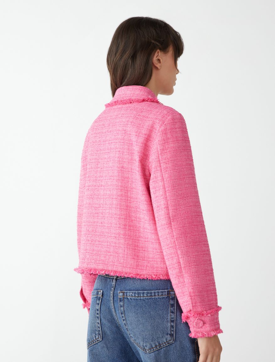 Boxy jacket - AZALEA ROSE - 2 - iBlues